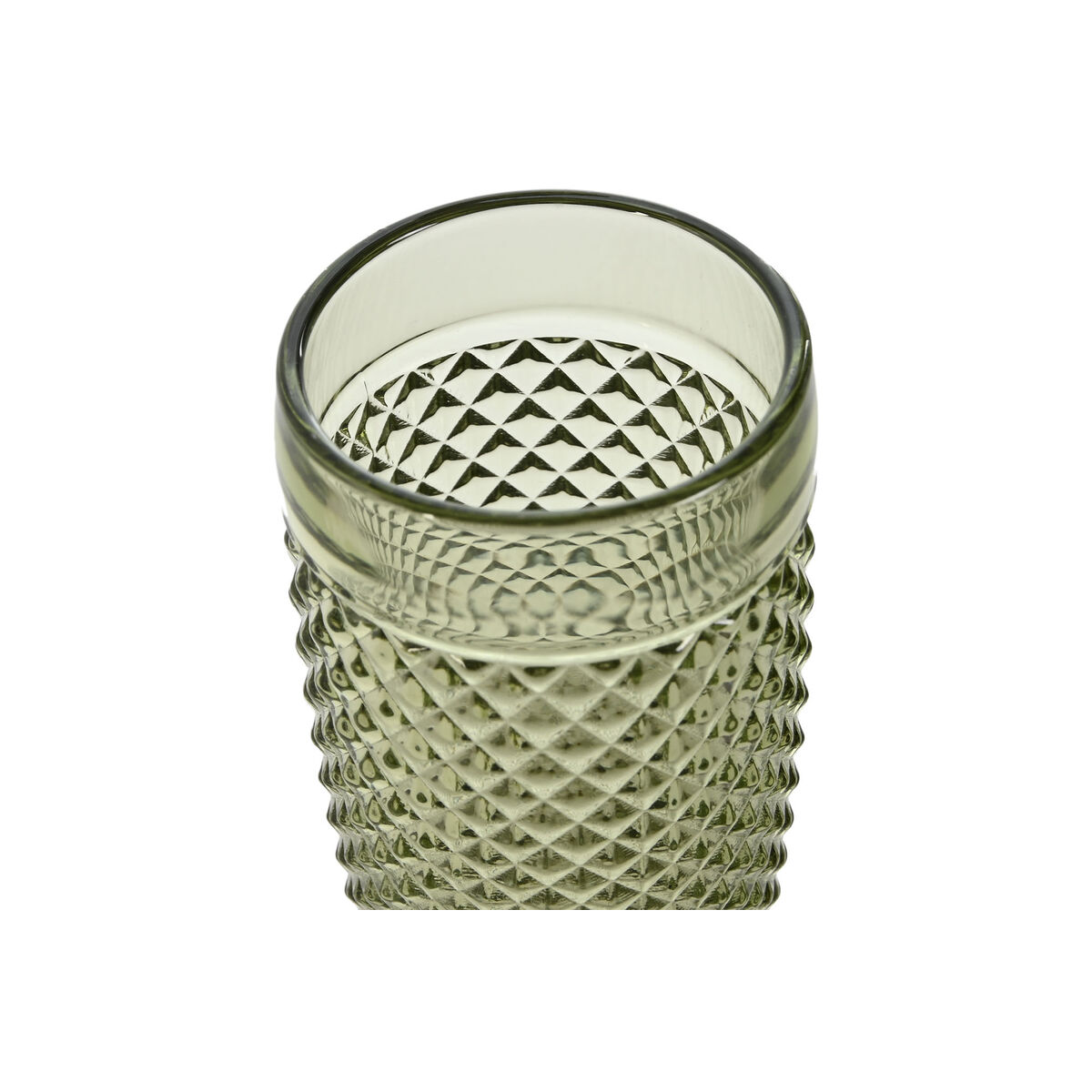 Sæt med glas DKD Home Decor Grøn Krystal 150 ml